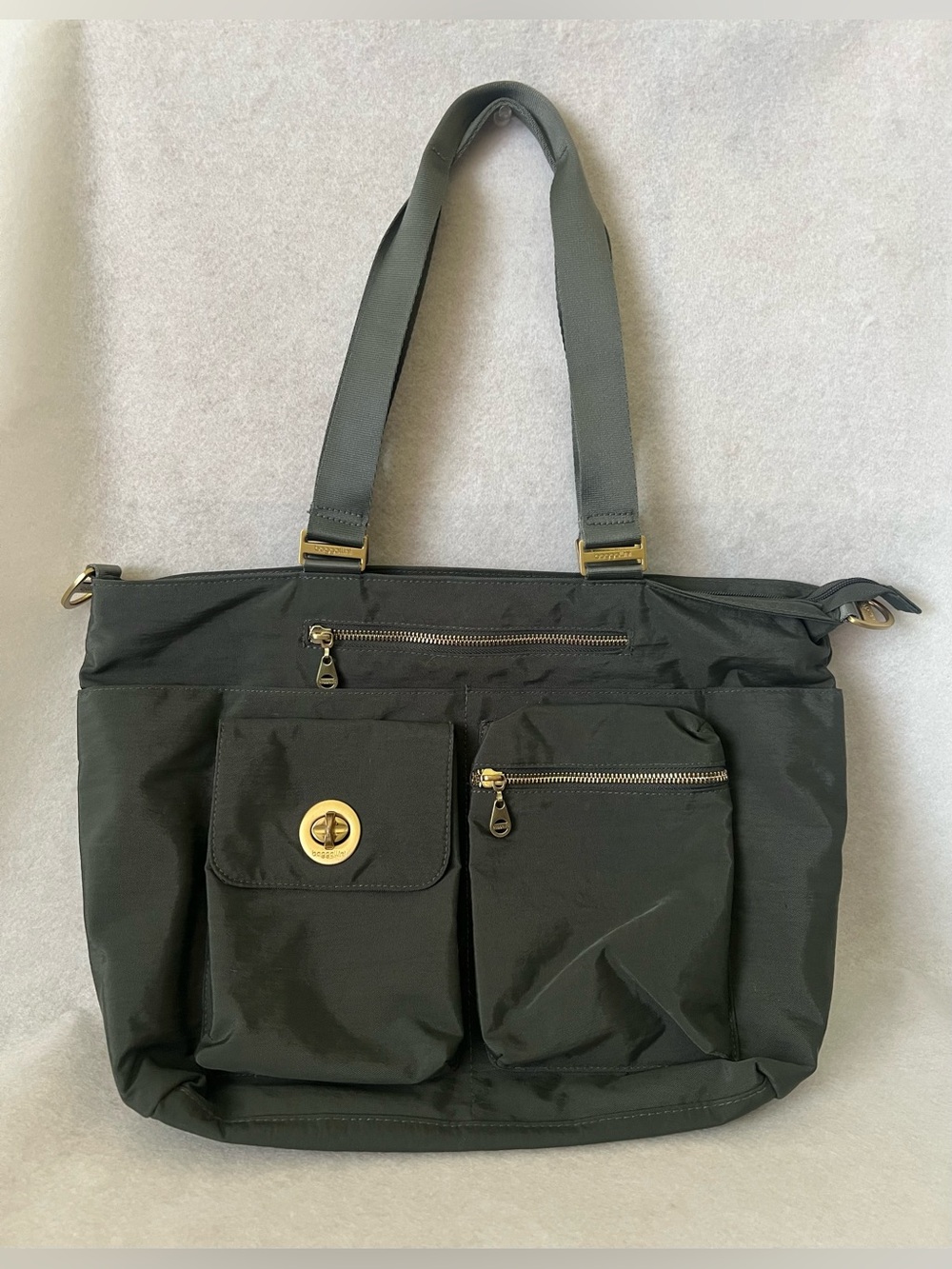 Baggallini Gray Crossbody Shoulder Bag